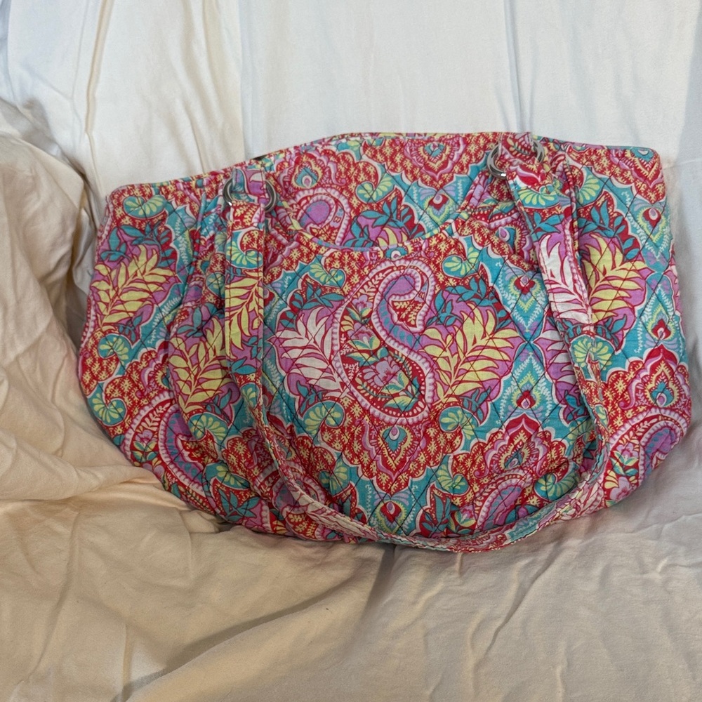 Vibrant Paisley Tote Bag